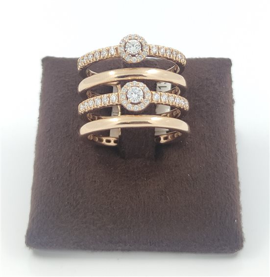 Anillo Sangiorgi Preziosi Mujer in Oro rosa Diamante 168534-15 - 168534-15